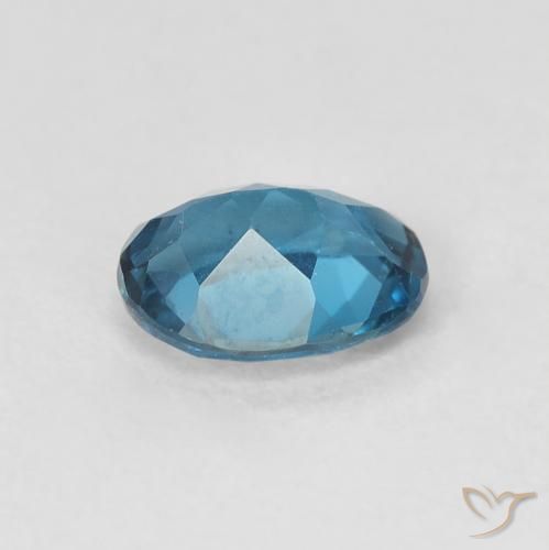 Topázio Londres Azul Natural 0.73ct, oval, VVS