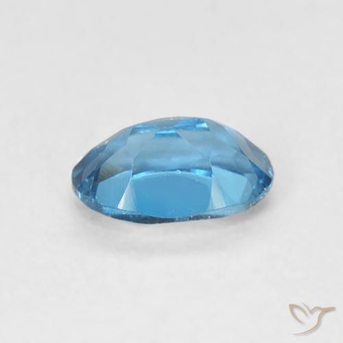 Topázio Londres Azul Natural 0.61ct, Corte Oval, VVS-VS