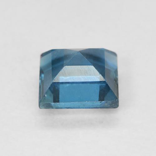 Topázio Londres Azul Natural 0.82ct, Quadrado, VVS-VS