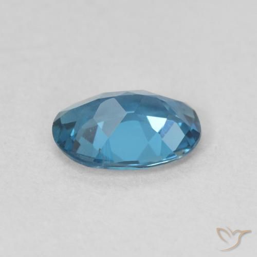 Topázio Londres Azul Natural 0.74ct, oval, VVS-VS