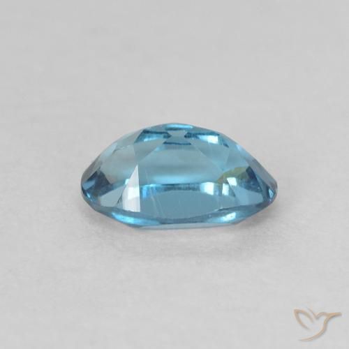 Topázio Londres Azul Natural 0.61ct, Corte Oval, VVS-VS