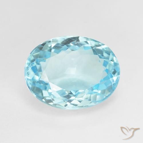 9.81ct Natural Azul Suíço Topázio, oval, VVS-VS