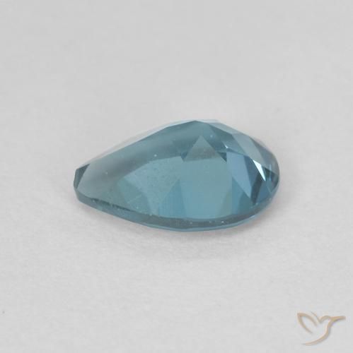 Topázio Londres Azul Natural 0.76ct, Formato de pêra, VVS-VS