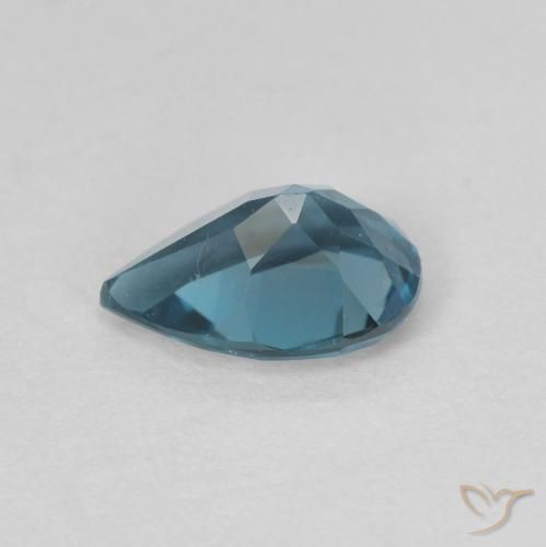 Topázio Londres Azul Natural 0.76ct, Formato de pêra, VVS-VS