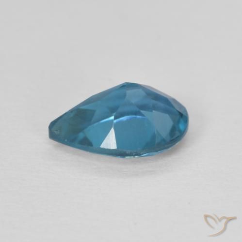 Topázio Londres Azul Natural 0.80ct, Formato de pêra, VVS