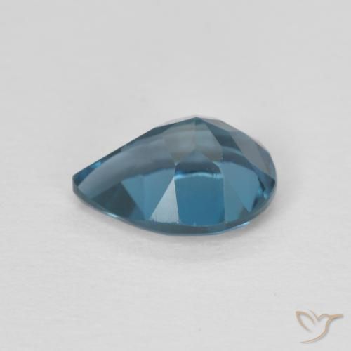 Topázio Londres Azul Natural 0.87ct, Formato de pêra, VVS