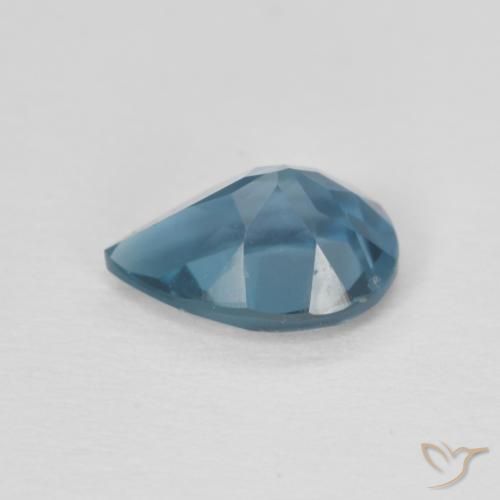 Topázio Londres Azul Natural 0.85ct, Formato de pêra, VVS