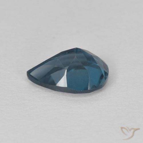Topázio Londres Azul Natural 0.74ct, Formato de pêra, VS