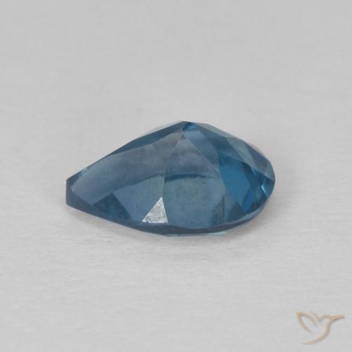 Topázio Londres Azul Natural 0.84ct, Formato de pêra, VS