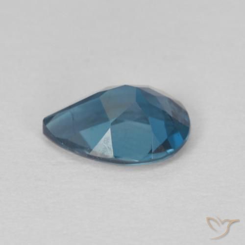 Topázio Londres Azul Natural 0.83ct, Formato de pêra, VS