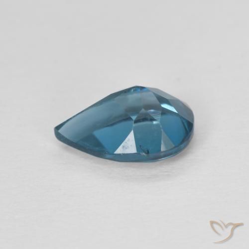 Topázio Londres Azul Natural 0.83ct, Formato de pêra, VVS