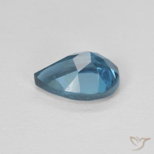 Topázio Londres Azul Natural 0.88ct, Formato de pêra, VVS
