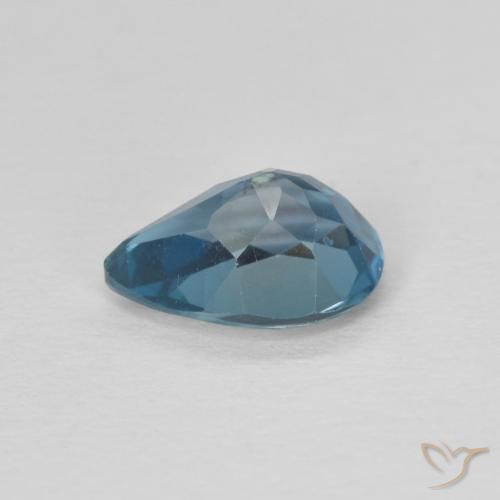 Topázio Londres Azul Natural 0.85ct, Formato de pêra, VVS