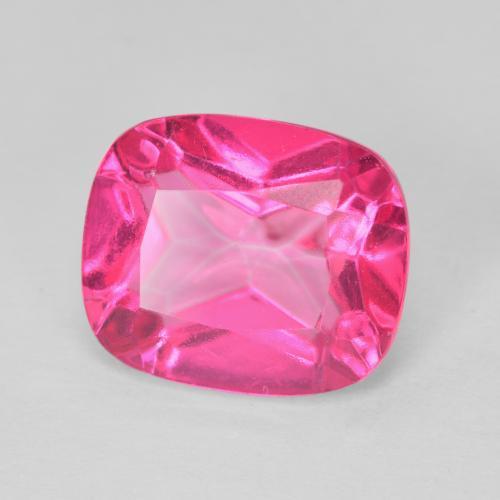 Topázio rosa médio Natural 6.33ct, Almofada, VVS