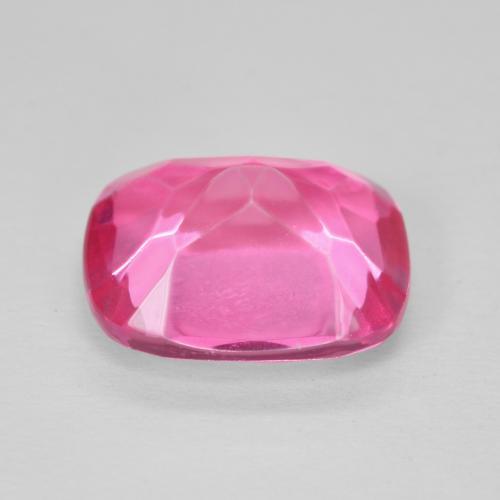 Topázio rosa médio Natural 6.33ct, Almofada, VVS