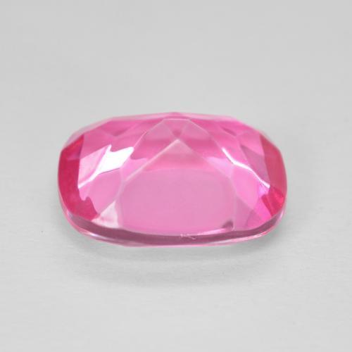 Topázio Rosa quente Natural 6.30ct, Almofada, VVS