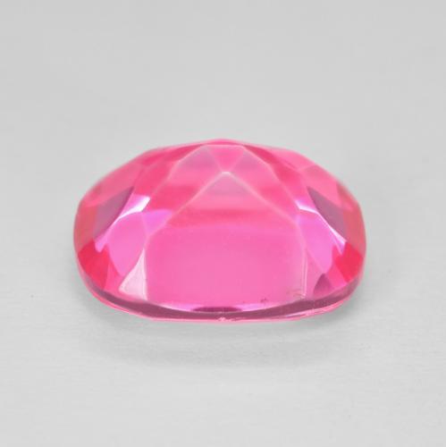 Topázio Magenta Profundo Natural 6.50ct, Almofada, VVS