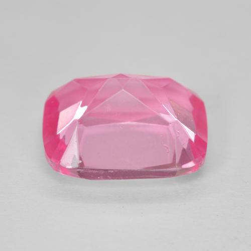 Topázio Rosa quente Natural 7.06ct, Almofada, VVS