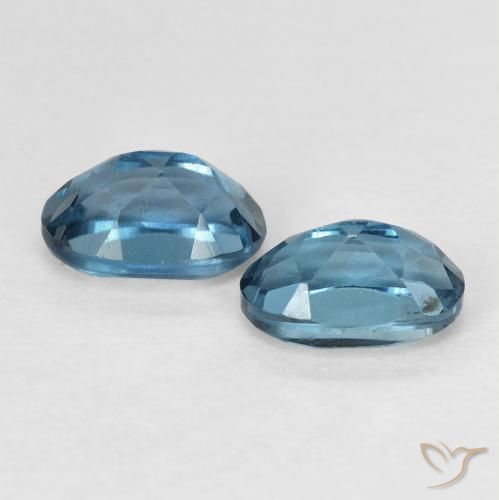Pedras preciosas de Topázio Londres Azul natural de 1.38 ct, oval, VVS