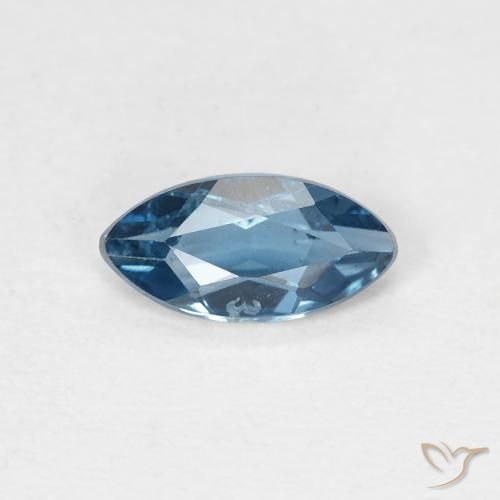 0.56ct Natural Londres Azul Topázio, Marquesa, VS