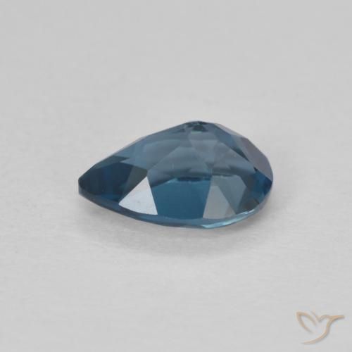 Topázio Londres Azul Natural 0.86ct, Formato de pêra, VVS-VS