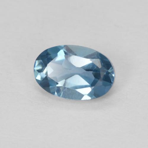 Topázio Londres Azul Natural 0.57ct, oval, VVS-VS