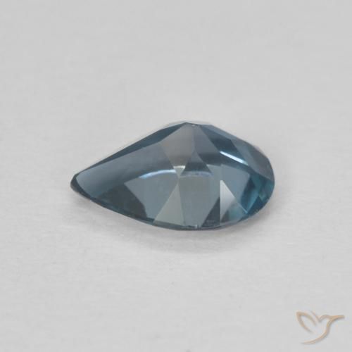 Topázio Londres Azul Natural 0.78ct, Formato de pêra, VS