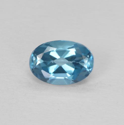 0.59ct Natural Londres Azul Topázio, oval, VS