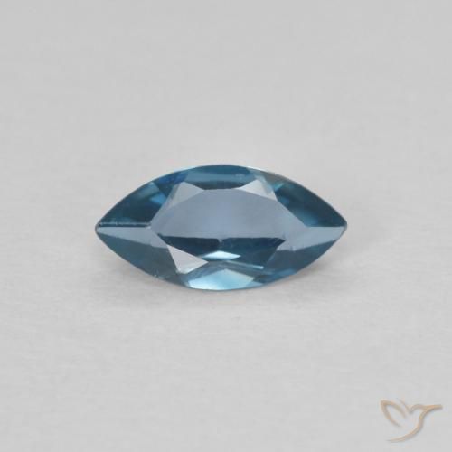Topázio Londres Azul Natural 0.46ct, Marquesa, VS