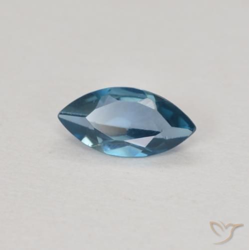 Topázio Londres Azul Natural 0.46ct, Marquesa, VS