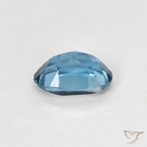 Topázio Londres Azul Natural 0.60ct, oval, VVS-VS