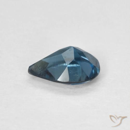 Topázio Londres Azul Natural 0.75ct, Formato de pêra, VVS-VS