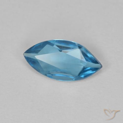 Topázio Londres Azul Natural 0.46ct, Marquesa, VVS