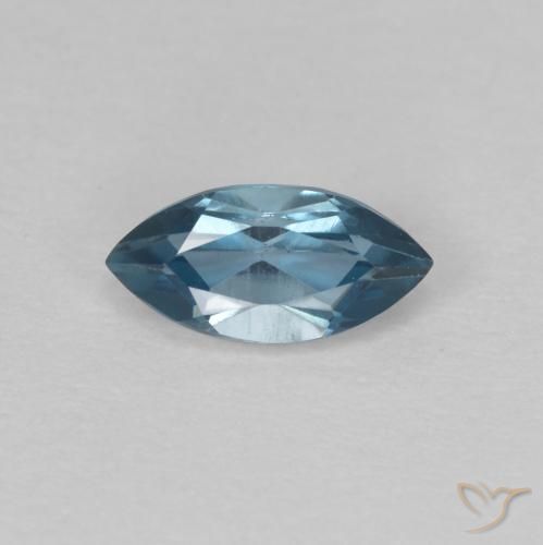 0.52ct Natural Londres Azul Topázio, Marquesa, VVS