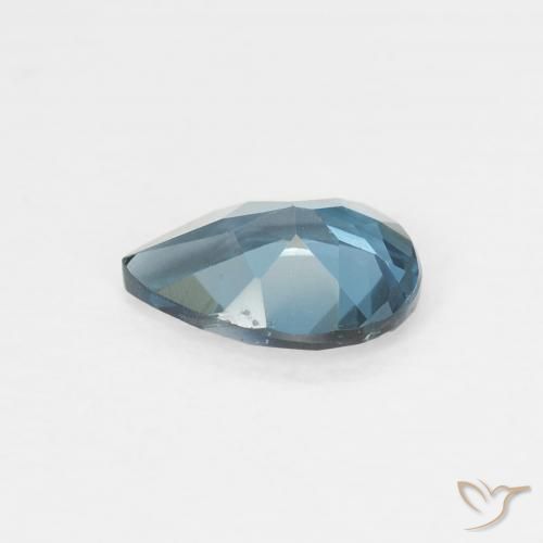 Topázio Londres Azul Natural 0.68ct, Formato de pêra, VVS
