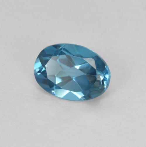 Topázio Londres Azul Natural 0.58ct, oval, VVS