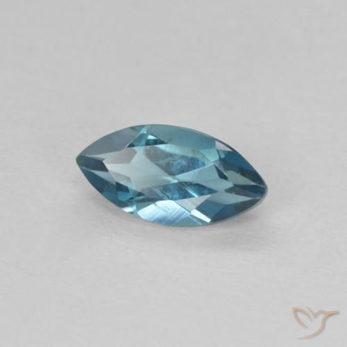 Topázio Londres Azul Natural 0.47ct, Marquesa, VVS