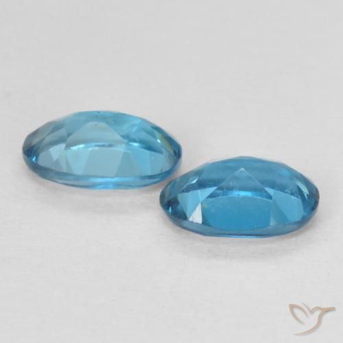 Pedras preciosas de Topázio Londres Azul natural de 1.12 ct, oval, VVS-VS