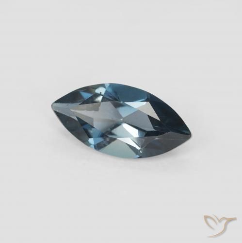 Topázio Londres Azul Natural 0.63ct, Marquesa, VVS-VS