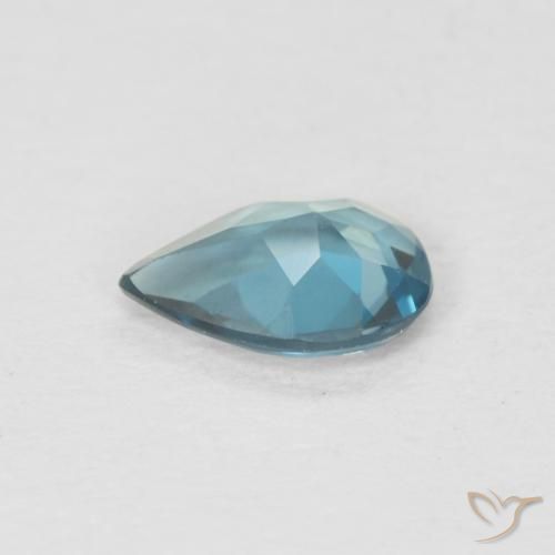 Topázio Londres Azul Natural 0,53ct, Formato de pêra, VVS-VS