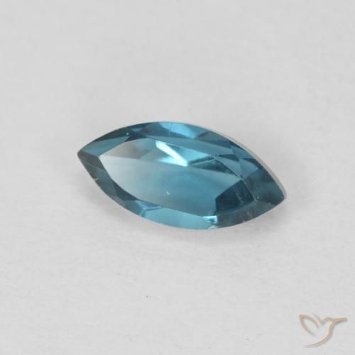 Topázio Londres Azul Natural 0.58ct, Marquesa, VVS-VS