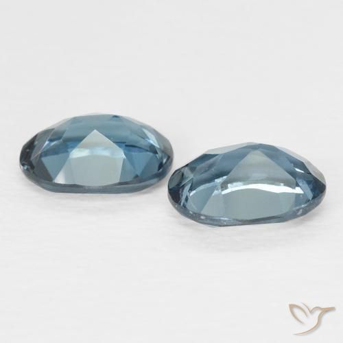 Pedras preciosas de Topázio Londres Azul natural de 1.90 ct, oval, VVS-VS