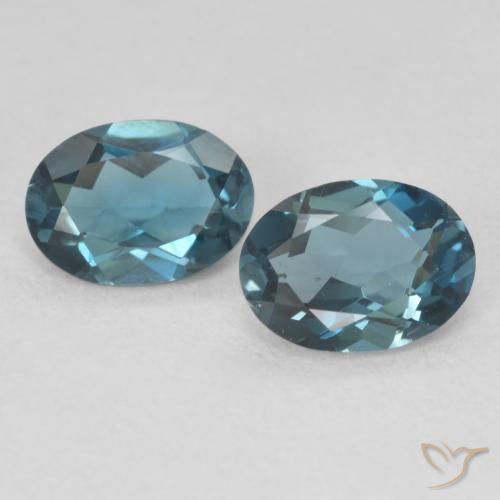 1.86ctw Natural Londres Azul Topázio, oval, VS