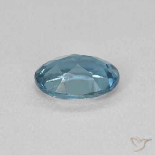 Topázio Londres Azul Natural 1.04ct, Corte Oval, VVS-VS