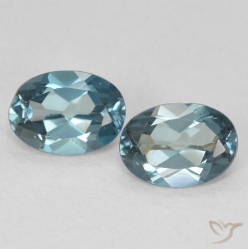 1.99ctw Natural Londres Azul Topázio, oval, VS