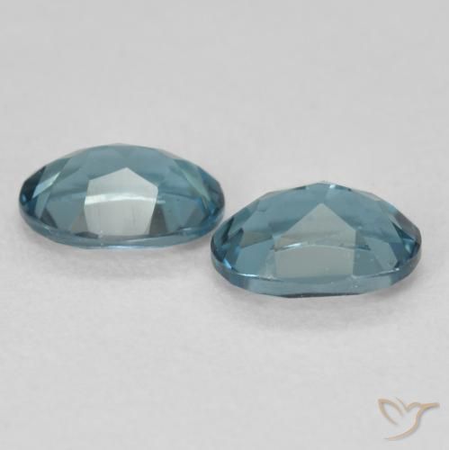 Pedras preciosas de Topázio Londres Azul natural de 2.00 ct, oval, VS