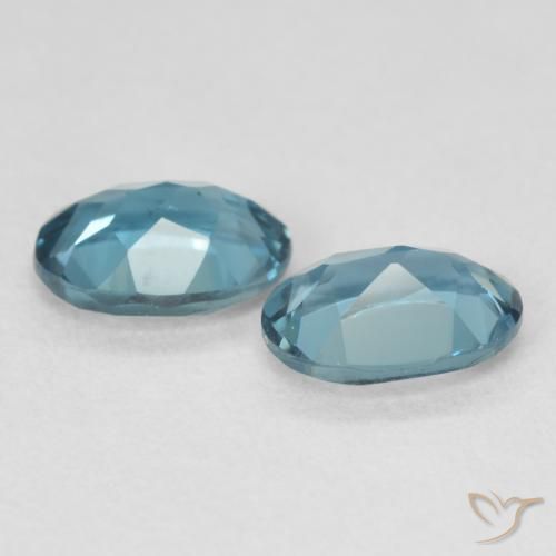 Pedras preciosas de Topázio Londres Azul natural de 2.00 ct, oval, VS