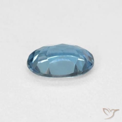 Topázio Londres Azul Natural 0.89ct, oval, VVS-VS