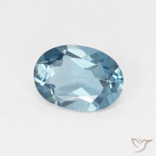 Topázio Londres Azul Natural 0.89ct, oval, VVS