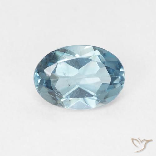 1.13ct Natural Londres Azul Topázio, oval, VVS